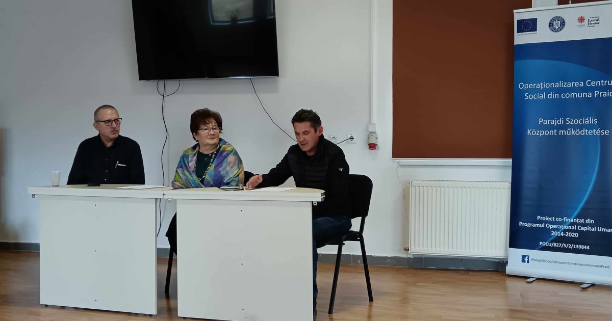 Folytatja tevékenységét a Parajd községi Szociális Központ